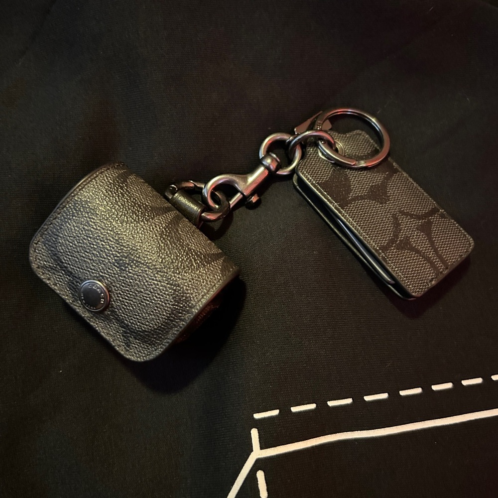 Coach Air Pod Case + Bottle opener